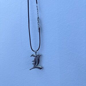 Silver Death Note Necklace